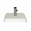 Us Weight Umbrella Base with Stem, 40 lbs, White FUB41W